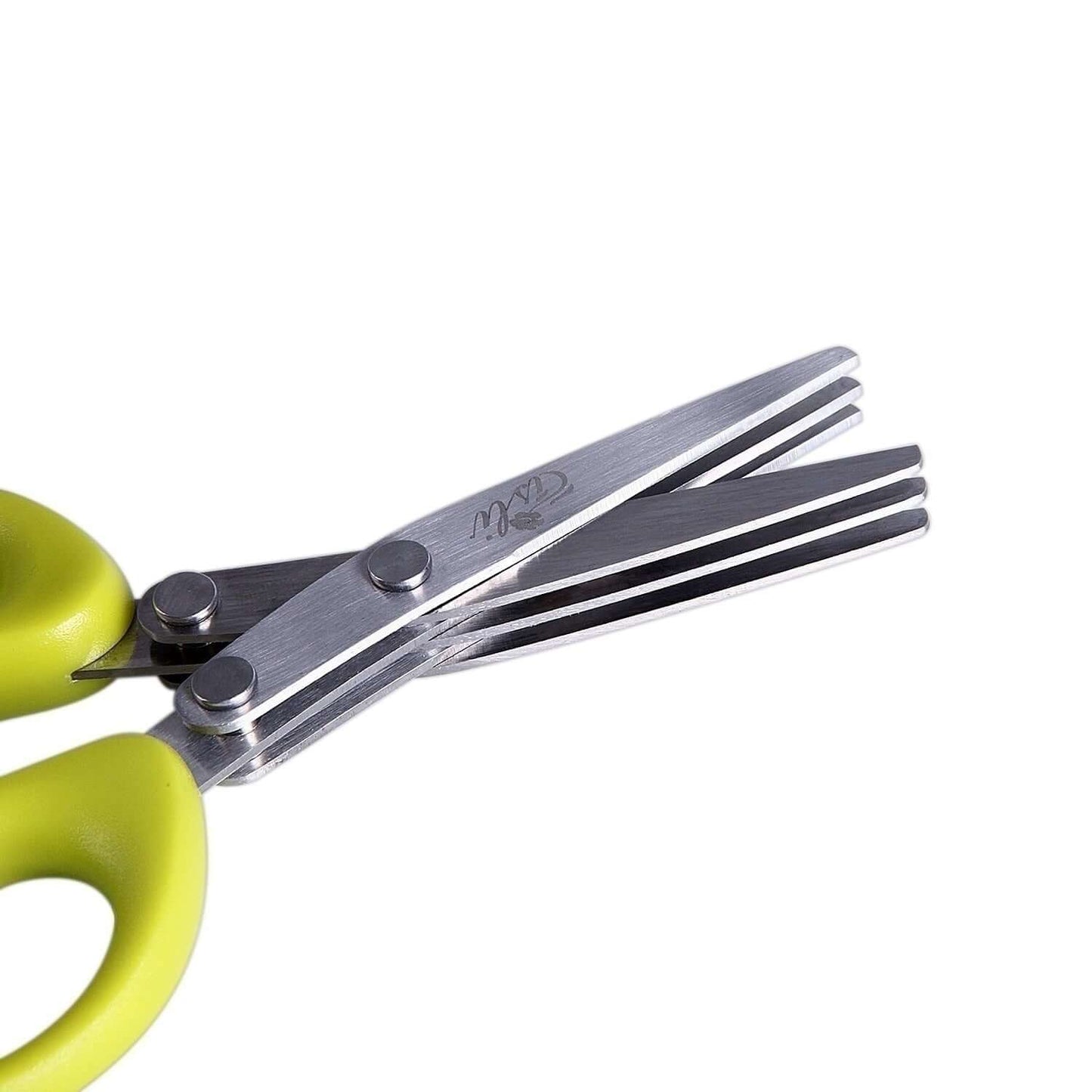 Multifunctional Multi-Layer Green Onion & Herb Scissors – Stainless Steel Kitchen Gadget - Best Home Bargains