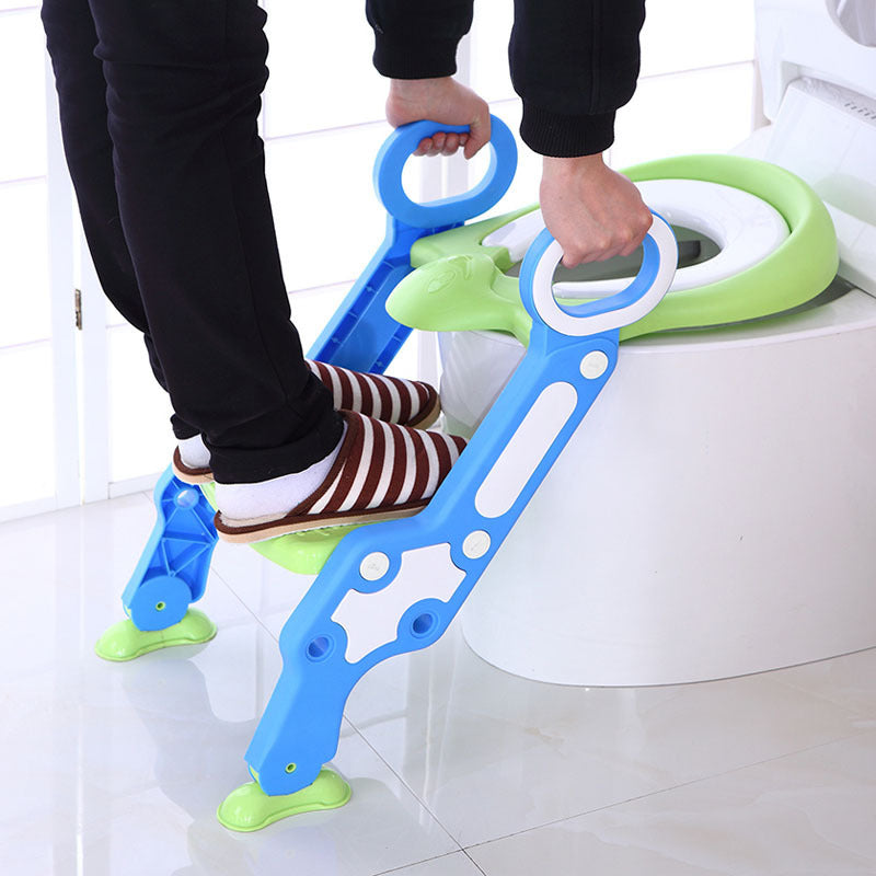 Children's stepped toilet toilet ladder