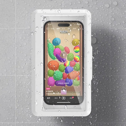Bathroom Phone Holder – Self-Adhesive Wall Mount with Touchscreen Access & Storage - Best Home Bargains