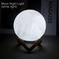 Mini 3D Moon Night Light – LED Book Lamp with 7 Colors & Warm/White Modes - Best Home Bargains