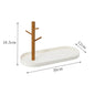 Nordic Bamboo Tree Branch Storage Tray – Desktop Organizer & Jewelry Holder - Best Home Bargains