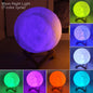 Mini 3D Moon Night Light – LED Book Lamp with 7 Colors & Warm/White Modes - Best Home Bargains