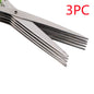 Multifunctional Multi-Layer Green Onion & Herb Scissors – Stainless Steel Kitchen Gadget - Best Home Bargains